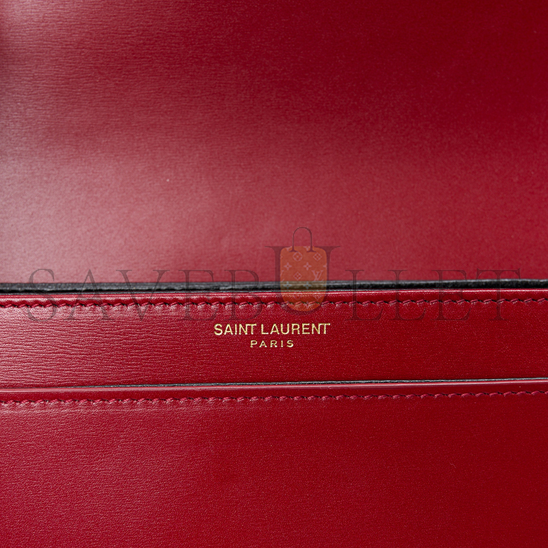 YSL SOLFERINO MEDIUM SATCHEL IN BOX SAINT LAURENT 6343050SX0W6008 (23*16*6cm)